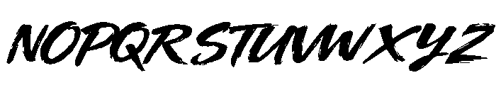The Rules of the Game Font UPPERCASE