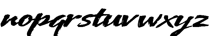The Rules of the Game Font LOWERCASE