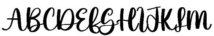 The Santa Font UPPERCASE