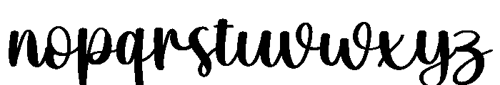 The Santa Font LOWERCASE