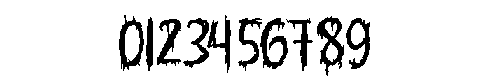 The Screaming Font OTHER CHARS