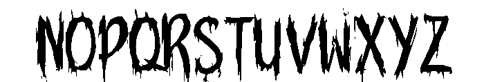 The Screaming Font UPPERCASE
