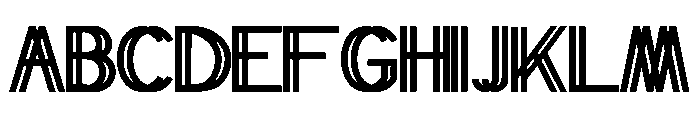 The Secretary Font UPPERCASE