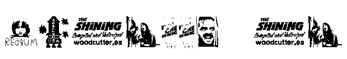 The Shining Font OTHER CHARS