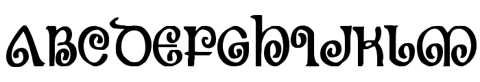 The Shire Bold Condensed Font UPPERCASE