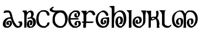 The Shire Bold Condensed Font LOWERCASE
