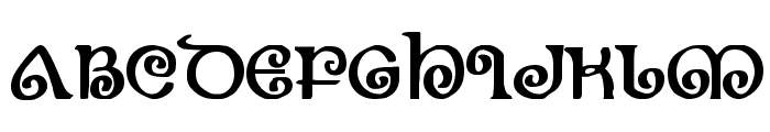 The Shire Bold Font UPPERCASE