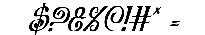The Shire Condensed Italic Font OTHER CHARS