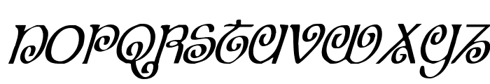 The Shire Condensed Italic Font UPPERCASE
