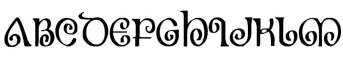 The Shire Condensed Font UPPERCASE