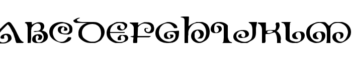The Shire Expanded Font UPPERCASE