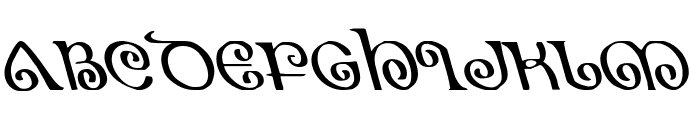 The Shire Leftalic Font UPPERCASE