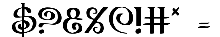 The Shire Font OTHER CHARS