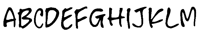 The Shoulder Font UPPERCASE