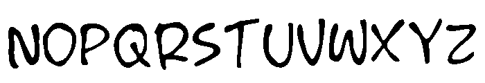 The Shoulder Font UPPERCASE