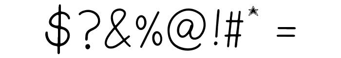 The Signature Font OTHER CHARS