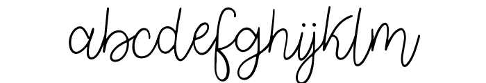 The Signature Font LOWERCASE