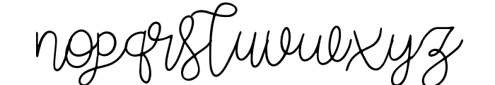The Signature Font LOWERCASE