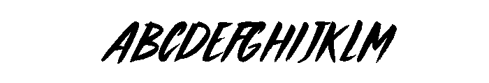 The Silent Night Font UPPERCASE