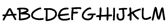 The Simple Life Font UPPERCASE