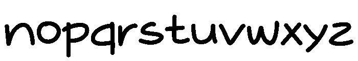 The Simple Life Font LOWERCASE
