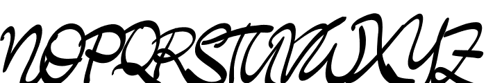The Smithey Regular Font UPPERCASE