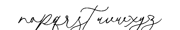 The Smooth Font LOWERCASE