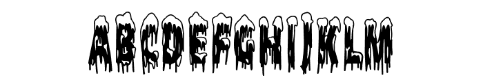 The Snow Nightmare Font UPPERCASE