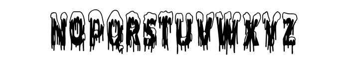 The Snow Nightmare Font UPPERCASE