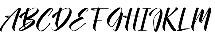 The Strange Demo Font UPPERCASE
