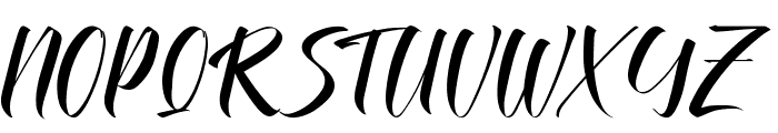 The Strange Demo Font UPPERCASE