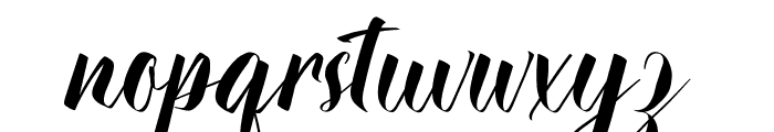 The Strange Demo Font LOWERCASE