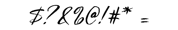 The Strange Girl Font OTHER CHARS