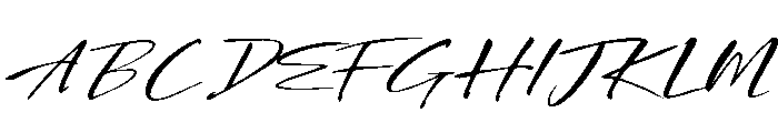 The Strange Girl Font UPPERCASE