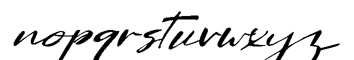 The Strange Girl Font LOWERCASE