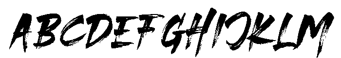 The Stranger Personal Use Only Font UPPERCASE