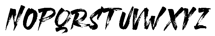The Stranger Personal Use Only Font UPPERCASE