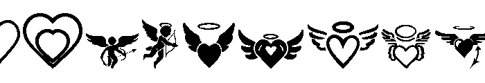 The Stupid Cupid ST Font UPPERCASE