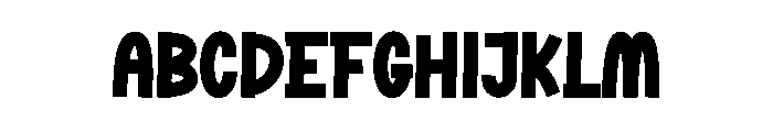 The Sunmory Font UPPERCASE
