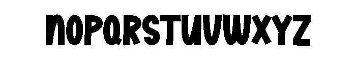 The Sunmory Font UPPERCASE