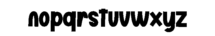 The Sunmory Font LOWERCASE