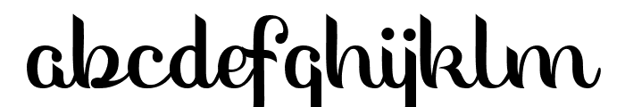 The Sweetheart Font LOWERCASE