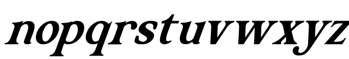 The Texterius Italic Font LOWERCASE