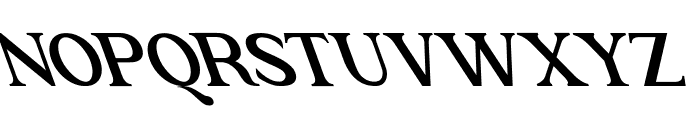 The Texterius Oblique Font UPPERCASE