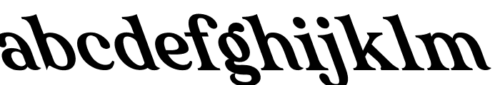 The Texterius Oblique Font LOWERCASE
