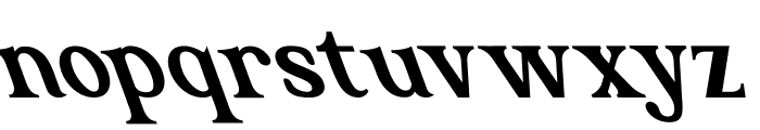 The Texterius Oblique Font LOWERCASE