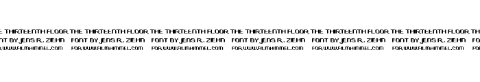 The-Thirteenth-Floor Font OTHER CHARS