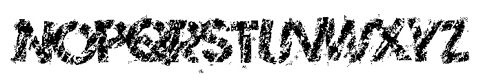 The Thrill Of The Kill2 Font LOWERCASE