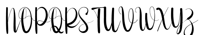 The Valentine Font UPPERCASE