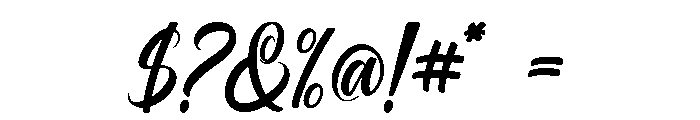 The Valentino Font OTHER CHARS